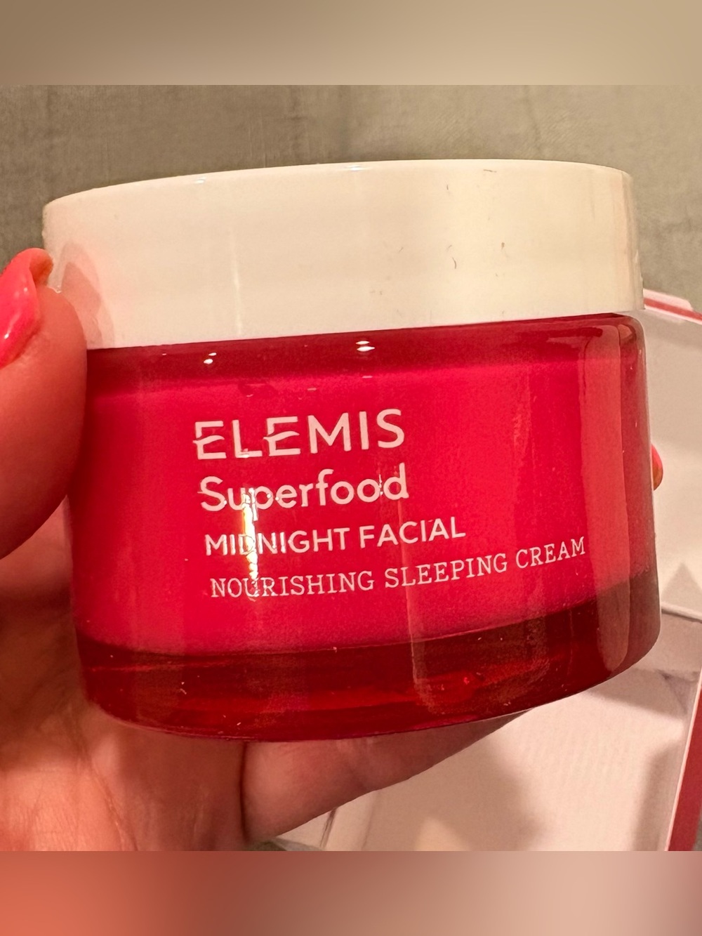 NIB Elemis Superfood Midnight Facial 50ml Hydrating Sleeping Cream